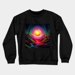 Neon Apple Crewneck Sweatshirt